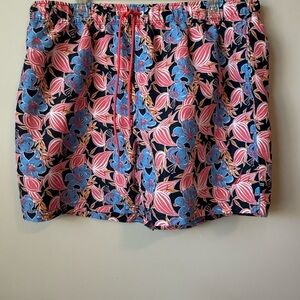 Nautica Men's Swim Trunks tropical print size XXL